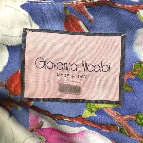 Giovanna Nicolai Floral Drop Waist Maxi Dress - Size 40 (US 4-6) - Picture 7 of 9